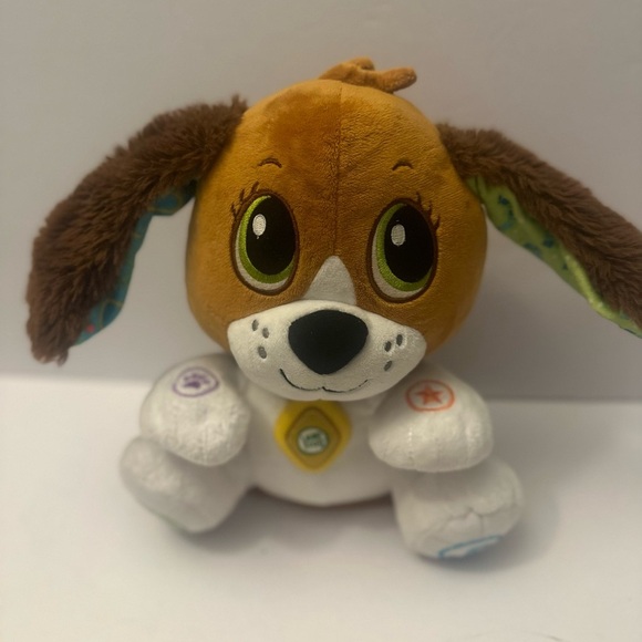 Leapfrog Bailey the Pup. Plush Dog Toy - Brown and White for 12 Months and Up - Picture 7 of 9